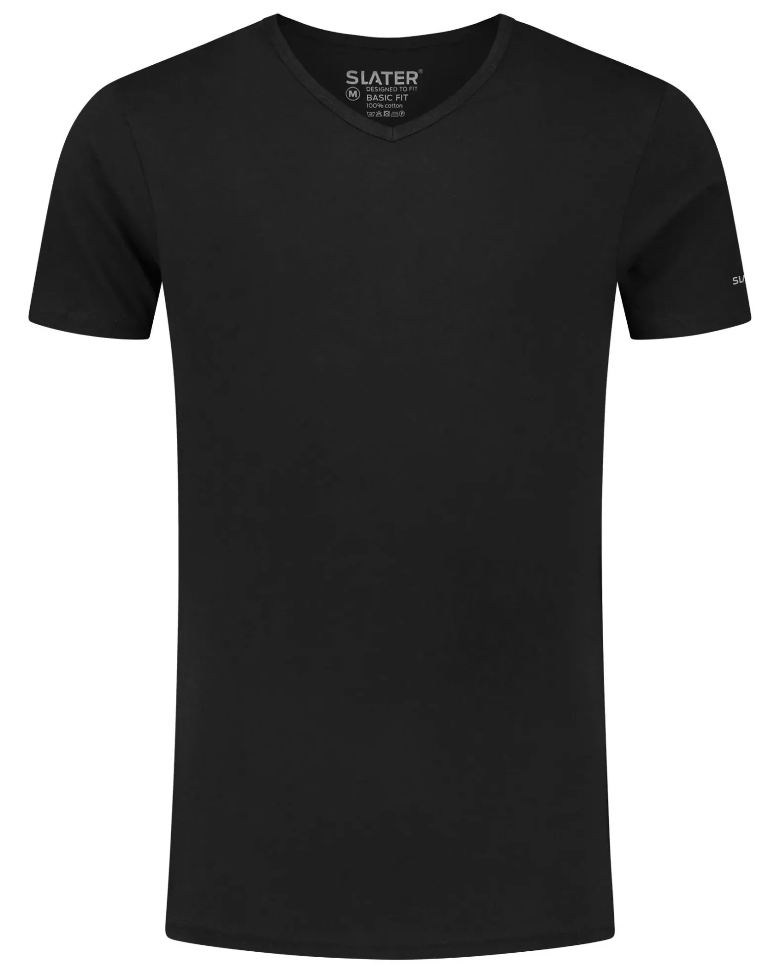 Slater T-shirts regular fit V-hals 2-pack