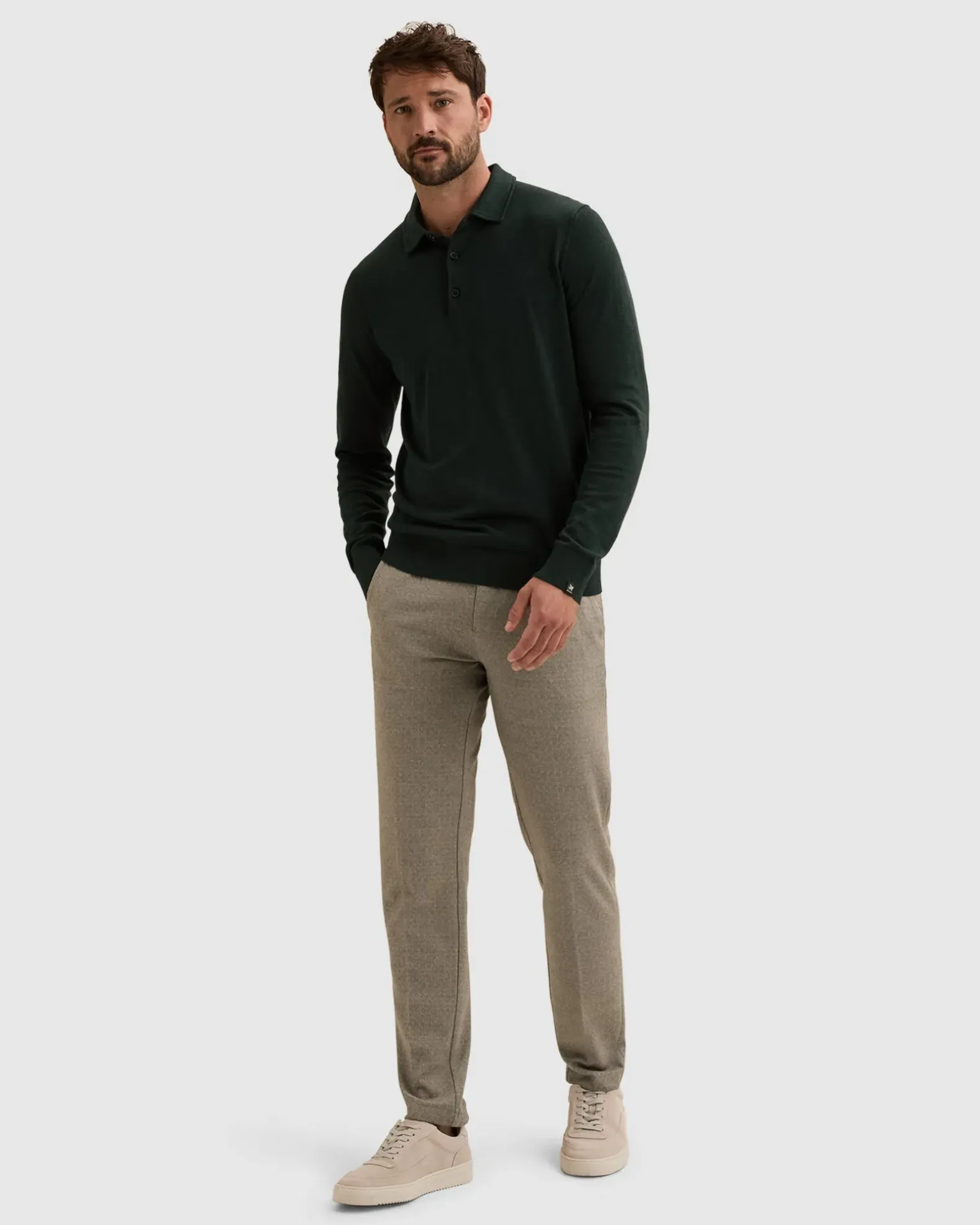 Vanguard long sleeve polo